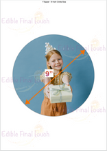 Load image into Gallery viewer, "Custom edible cake image with personalized photo design"
"Professional edible photo cake topper for special occasions"