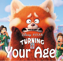 Load image into Gallery viewer, Edible Turning Red Cake Topper - Disney Pixar Birthday Theme