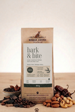 Load image into Gallery viewer, Bark & Bite | Very Dark Roast | 1lb Bag | Organic Coffee