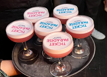 Load image into Gallery viewer, Personalized edible toppers on various beverages