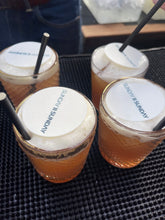 Load image into Gallery viewer, Personalized edible toppers on various beverages