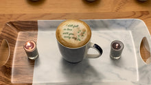 Load image into Gallery viewer, Personalized edible toppers on various beverages