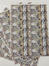 Load image into Gallery viewer, Edible $100 Canadian Bill Cake Topper - Money Theme Decorations