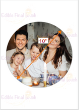 Load image into Gallery viewer, "Custom edible cake image with personalized photo design"
"Professional edible photo cake topper for special occasions"