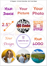 Load image into Gallery viewer, Edible Cake Toppers
