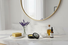 Load image into Gallery viewer, Beeswax balm lavender scented - lip balm and hand salve skin moisturizer and hydrating
