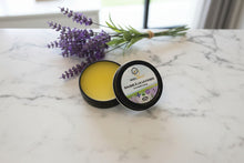 Load image into Gallery viewer, Beeswax balm lavender scented - lip balm and hand salve skin moisturizer and hydrating
