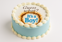Load image into Gallery viewer, Gender Reveal Burn Away Cake
