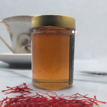 Load image into Gallery viewer, Mielbrut Saffron Honey — Raw Quebec Honey Infused with Persian Saffron
