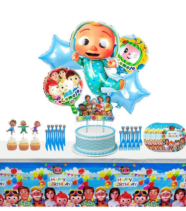 61 PSC JJ Melon Birthday Party Supplies - Edible Final Touch